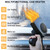 Car Heater,12V 200W Portable Windshield Defroster Demister with Heating/Cooling Fan and Plug in Cigarette Lighter Fast Heating Defrost Defogger with Ergonomic Handheld Design for All Kinds of Cars