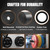 CAELUM Weight Plate Holder Wall Mounted for 2-Inch Olympic Plates, 4 Pack