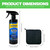 Sopami 2-Pack Car Coating Spray,Quick Effect Coating Agent 17.5 oz