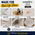Amodex Ink & Spot Remover for Clothes, Leather and Skin - Removes Ink, Ballpoint, Sharpie, Grease and More, Works on Set-in Stains, Gentle but Powerful, 4oz/120ml Bottle