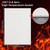 4 Piece High Temperature Gasket Paper Material 7"x10"x1/8" Thick Ceramic Fiber Gasket Paper High Temperature Fireproof Insulation Sheet for Wood Stove Pellet Stove Boiler Kiln Furnace Forge DIY Cut