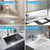 Zehiels 39Inch Shower Threshold Water Dam, Self-Adhesive Silicone Shower Barrier Water Stopper Shower Door Bottom Seal Strip Shower Splash Guard for Bathroom Kitchen Bathtub