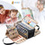 Acrylic Paint Storage Bag, Art Supply Organizer with Paint Brush Holder