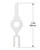 Locking Switch Keys Compatible with Hubbell Kellems HBL1209 5 Pack