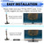 Digital HDTV Antenna,Satellite HD TV Antenna with 121Miles, Directional 360 Degree Rotation,and Long Range,Supports 4K 1080P with 9.92FT Cable