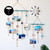 CELLIFEZY 30 Pack Self-Adhesive Ceiling Hooks for Hanging