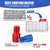 80 PCS Detachable Thread Checker, Double Etched, 40 Inch & 40 Metric Thread Gauge