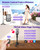 Auto Face Tracking Tripod 360 Rotation with Light, Phone Tripod Stand with Remote Follow Your Movement, for Android Phone Selfie Stick for Content Creators Vlog