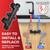 WP596816 OEM Replacement Watts Hot Water Recirculating Pump Kit 500800/500805, Complete with 2 x 12" Supply Lines, 2x 1/2" FTPto 3/8"MPTFittings & 2 Mounting Screws, Instant Hot Water Solutio