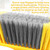 Indoor Broom for Floors 55” Soft Bristle Brooms for Sweeping Indoor/Outdoor to Clean Kitchen, Lobby, Office, Hardwood, Tile, Concrete, Patio, Deck-Yellow