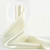 HUIHUANG Ivory Double-Faced Thick Satin Ribbon 6 Inch Continuous 10 Yards