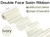 HUIHUANG Ivory Double-Faced Thick Satin Ribbon 6 Inch Continuous 10 Yards