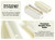 HUIHUANG Ivory Double-Faced Thick Satin Ribbon 6 Inch Continuous 10 Yards