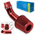 PHILTOP 3" Universal Cold Air Intake Kit (Red)