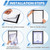 FACULX 20 Pack Magnetic Sign Holder 8x10 inches with Magnetic Border