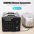 5000VA/4000W Voltage Converter Transformer Step Up/Down 110V/220V Heavy Duty Voltage Transformer Power Converter with 2 Universal Sockets, 2 US Standard Sockets, Circuit Breaker Protection