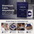 VEDAEYER OROS Eye Patches for Men, Hyaluronic Acid & Peptide Complex Under Eye Mask, Hydrating Eye Care Patches for Smoother-Looking Skin, Refreshing Skincare Routine, 6 Pairs (1 Bag 6 Pairs)