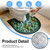 Homeqttomt 4 Pack Washable U-Shaped Toilet Rugs