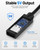 Coolerage USB-C Adapter for PSP, Charger Cable Compatible with PSP 3000/2000/1000, USB-C Female Input – Supports PD & Standard USB-C Chargers