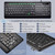 KOPJIPPOM Large Print Backlit Keyboard, USB Wired Computer Keyboard, Full Size Keyboard with White Illuminated LED Compatible for Windows Desktop, Laptop, PC, Gaming, Black
