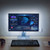 KOPJIPPOM Large Print Backlit Keyboard, USB Wired Computer Keyboard, Full Size Keyboard with White Illuminated LED Compatible for Windows Desktop, Laptop, PC, Gaming, Black
