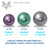 Valeo Exercise Body Ball - Professional Grade Anti-Burst Fitness, Balance Ball for Pilates, Yoga, Stability Workout & Training Physical Therapy, 65CM/26IN, BLUE