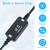 FARSENSE USB DC 5V to 12V Step Up Power Cable(3FT),USB C to DC 12V Adapter with DC Jack 5.5 x 2.5mm(Compatible with 5.5 x 2.1) and 3.5 x 1.35mm, Boost Converter Supports Voltage Display