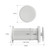 KCVENTSAIR Passive Air Vent 4-Inch - Ideal for Home Rooms, Basements & Garages -With Thermostatic Auto Open at 10/Close at -5, Carbon Filter Airflow, Stainless Steel 304 Grille, Wall Mounted