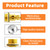 GASHER 1PCS 1" 304 Stainless Steel Float Ball Valve with 1"G Female x 1"NPT Male Adapter, DN25 Adjustable Water Tank Float Ball Valve for Stock Tank Pool Water Level Control
