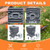 Hyceker 330LK Cylinder Piston Kit for Husqvarna 130C 130L 330LK String Trimmer Weed Eater Parts, 35mm for Husqvarna 125L 128LD Piston Cylinder Kit, Top End Kit with Gasket Seals Spark Plug 545008082