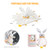 BEREST Baby Sound Sleep Soother- White Noise and Lullaby Infant Sleeping Aid with Cry Sensor at Nap Time Routine, Awesome Babies Gift Portable Plush Toddler Snuggle Toy, Infant Blanket (White)