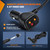 Nilight 2PCS 12 Inch Roof Top Strobe Lights 48LED 12V 24V