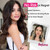 Niceone Hair Auburn Wig for Women, 18 Inch Middle Part Wavy Synthetic Wig