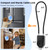 Fingerprint Cable Lock, Smart Padlock with APP Control,6" Bike Cable Lock | Baby Safety Cabinet Lock IP65 Waterproof Anti-Theft Cable Lock for Gate Cabinet Bike Fence Door Locker Black