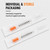 120 PACK 1ml 30G 5/16" (8mm) Syringes with Needle ，Lab Individually Wrapped