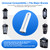 15-Watt 4-Pin Base Replacement Bulb 3 Pcs - Compatible with Black Flag BZ-15/BB-15WHT, Flowtron BK-15D, Stinger B1515/FP15, Hemiua T6/T8/T9 Pro and Most U-Shaped Insect Light Traps