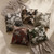 Warmstar Vintage Leaf Print Throw Pillow Cover 18x18 Set of 2,Neutral Pillow Cover Decorative Farmhouse Accent Pillow Cover for Couch Sofa Bed Living Room Bedroom,Grey