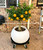 SKAFORZ Rolling Planter Caddy(470lbs Capacity), Heavy Duty Metal Plant Stand with Brake Wheels Plant Dolly Mover Plant Pot Tray Saucer for Indoor Outdoor 18 Inches Black