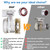 Industrial Sewing Machine Servo Motor with Needle Positioner and Synchronizer, Sewing Machine Servo Motor, AC110V 750W 1HP, 200-6000 RPM, Run CW and CCW, Energy-Saving Mute, with Instruction Manual