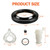 42049 RV Toilet Flush Water Valve Kit for Thetford Aqua Magic Style II