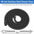 RUMOSE 98 inches Extra Long Shower Hose, Black