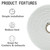 Eagles Fireproof Pipe Wrap, 2inch×32Ft, with 2 Clamps Tent Stove Pipe Wrap (White)