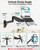 MOUNT PRO Laptop Wall Mount, 2-in-1 Monitor Wall Mount with Vented Tray for 11-17" Notebook/13-32 Computer Screen, Full Motion Adjustable Laptop Holder Stand, Laptop Arm Holds 4.4-19.8 lbs
