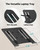 MOUNT PRO Laptop Wall Mount, 2-in-1 Monitor Wall Mount with Vented Tray for 11-17" Notebook/13-32 Computer Screen, Full Motion Adjustable Laptop Holder Stand, Laptop Arm Holds 4.4-19.8 lbs