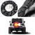 Foruidea Colorado Flag Spare Tire Cover Dust-Proof Wheel Tire Cover Fit Trailer, RV, SUV and Many Vehicle 15 Inch