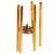 Chinese Feng Shui Lucky Brass Pagoda Wind Chime Great Help to Avoid Negative Energy(Brass 5 Level Pagoda Wind Chime, Large)
