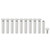 PATIKIL 1/4 x 1.2 Inch Sign Standoff Screws, 20 Pcs Stainless Steel Standoff Mounting Hardware Glass Nail for Acrylic Picture Frame Acrylic Panel, Silver