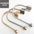 Adjustable Bronze Curtain Holdbacks, Foldable Tiebacks for Heavy Drapes