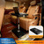 KEAIKE Car Desk for Laptop, Adjustable Car Seat Tray Table, 360° Rotating Multi-Function Travel Tray for Passenger & Rear Seat, Portable Eating & Work Station, Essential Road Trip Accessories