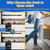 Magnetic Push Latch Heavy Duty Jiayi Push to Open Cabinet Hardware Magnetic Touch Latches for Large Door Push Release Latches Kitchen Drawer Push Catch Press Out Latch (White, 2 Pack)